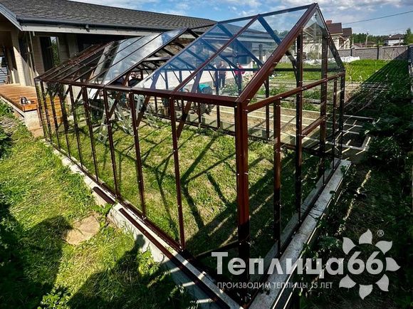Теплица Гарденикс PRO (под стекло), ширина 3 м